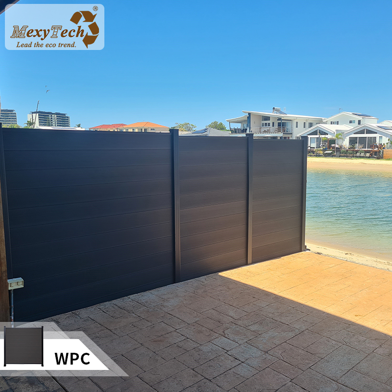 Suprotect WPC Privacy Fence DARK GREY