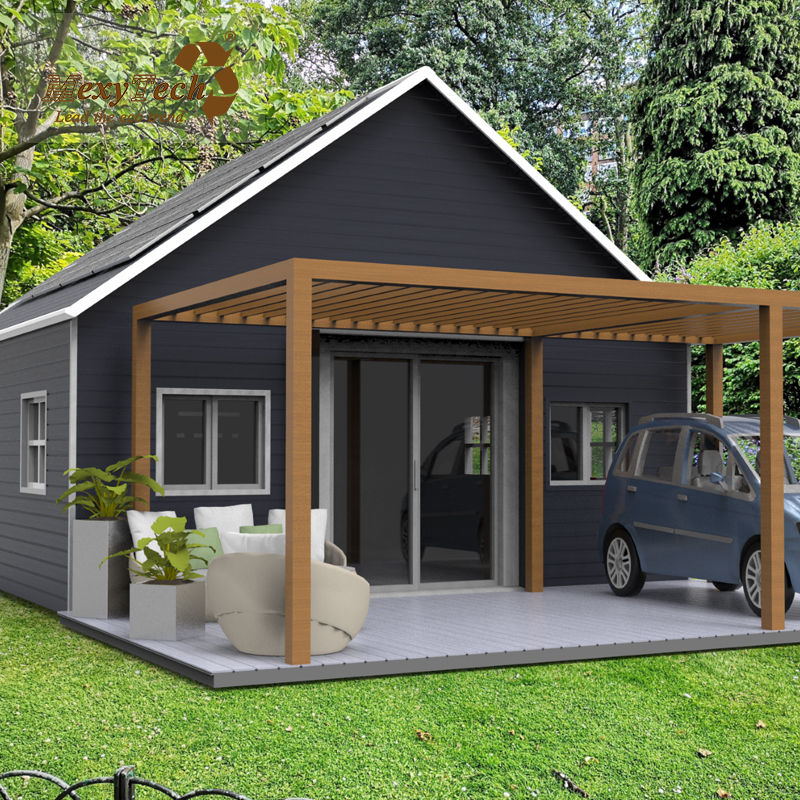 Garden Storage WPC Outdoor Shed With Window