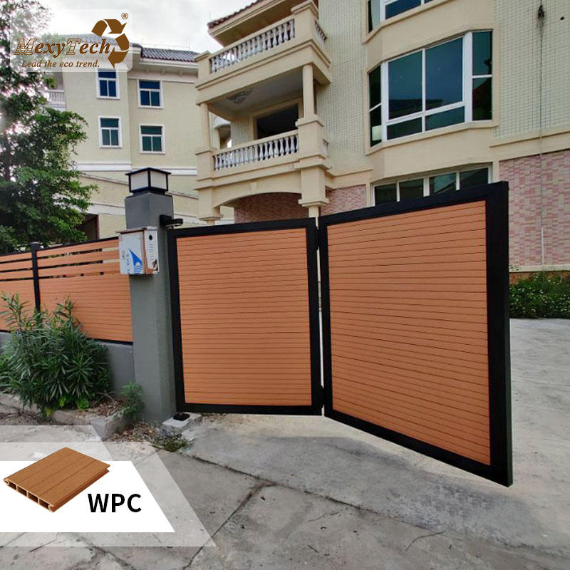 Eletric Folded Swing Gate丨WPC Gate丨Mexytech